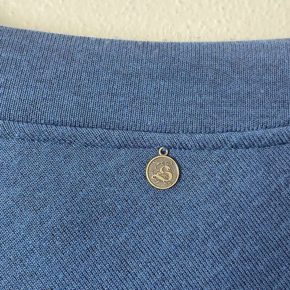 Soft Surroundings Woman's Sz S Blue Madison Cape Tunic Sweater 28583 - Picture 7 of 8